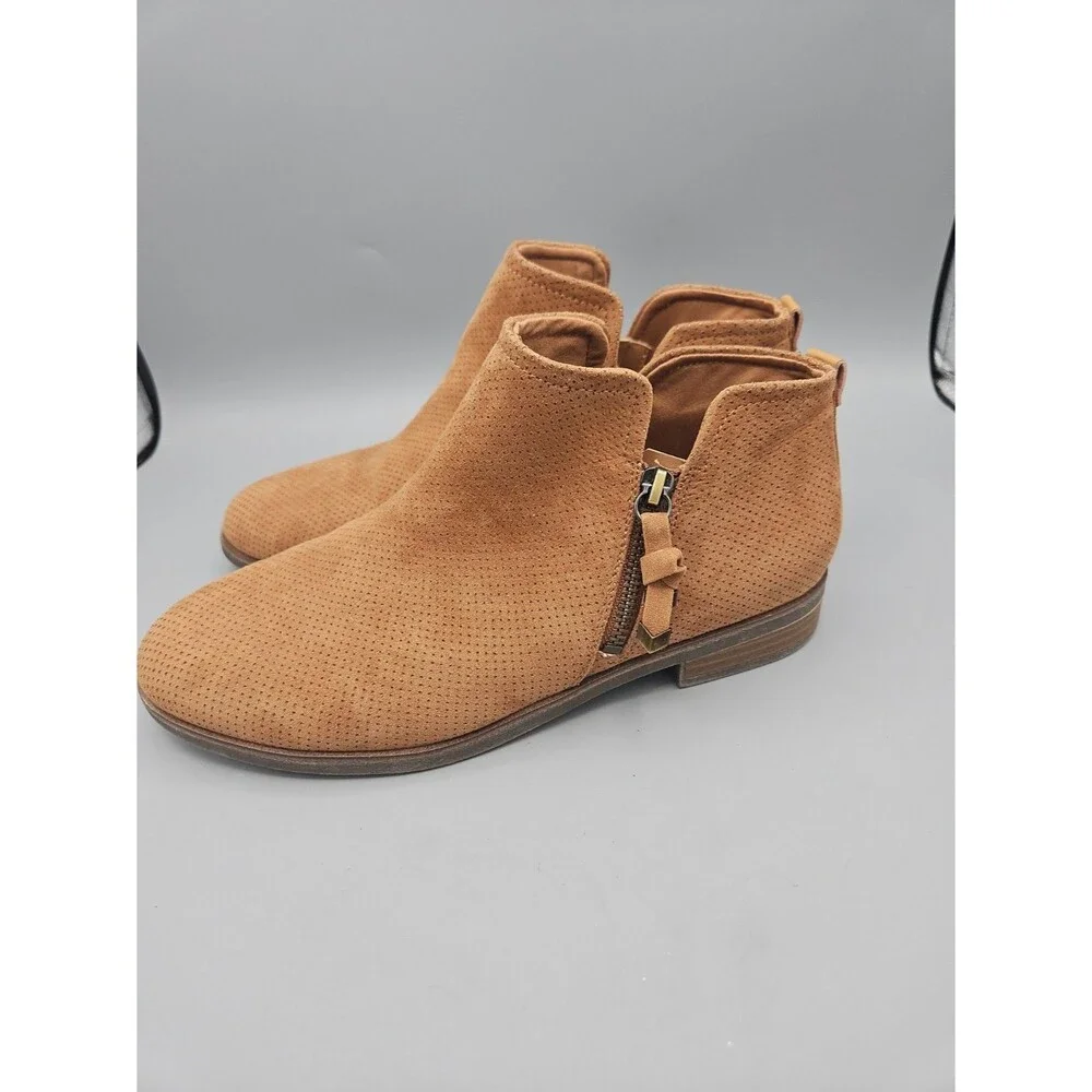 Dr. Scholl's Astir Women's Size 9 Tan Suede Boots Booties Ankle
